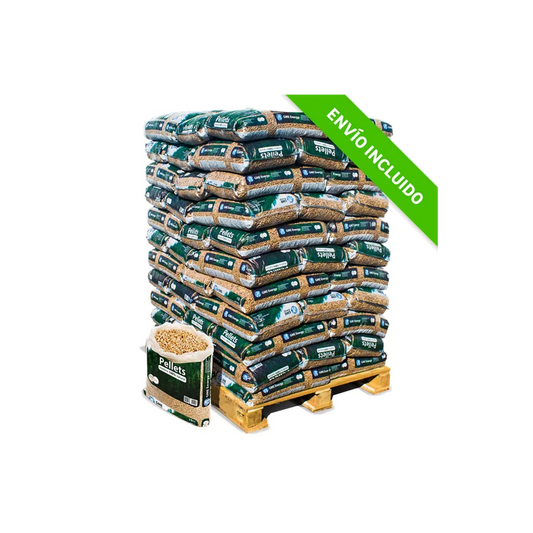 Palet 77 Sacos de 15 Kg de Pellet GME Woodpellet